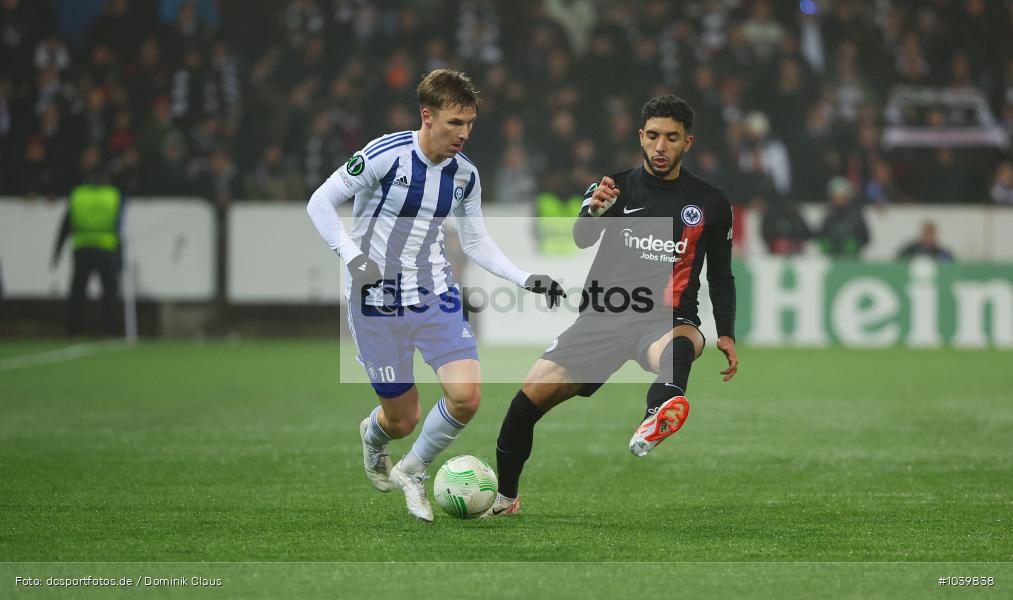 Eintracht Frankfurt, HJK Helsinki, UECL, Conference League, UEFA, Voetball, Sport, Le Football, Germany, Futbol, Fotball, Fussball, Deutschland, DFL, DFB, Calcio, 2023/24, Saison 2023/2024 - Bild-ID: 1039838 Eintracht Frankfurt, HJK Helsinki, UECL, Conference League, UEFA, Voetball, Sport, Le Football, Germany, Futbol, Fotball, Fussball, Deutschland, DFL, DFB, Calcio, 2023/24, Saison 2023/2024 - Bild-ID: 1039838
