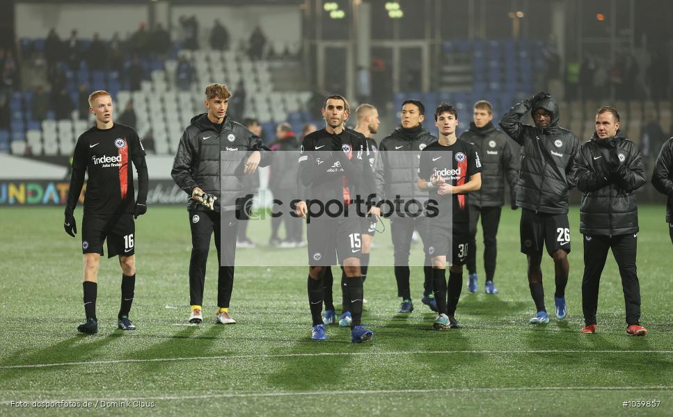 Eintracht Frankfurt, HJK Helsinki, UECL, Conference League, UEFA, Voetball, Sport, Le Football, Germany, Futbol, Fotball, Fussball, Deutschland, DFL, DFB, Calcio, 2023/24, Saison 2023/2024 - Bild-ID: 1039857 Eintracht Frankfurt, HJK Helsinki, UECL, Conference League, UEFA, Voetball, Sport, Le Football, Germany, Futbol, Fotball, Fussball, Deutschland, DFL, DFB, Calcio, 2023/24, Saison 2023/2024 - Bild-ID: 1039857