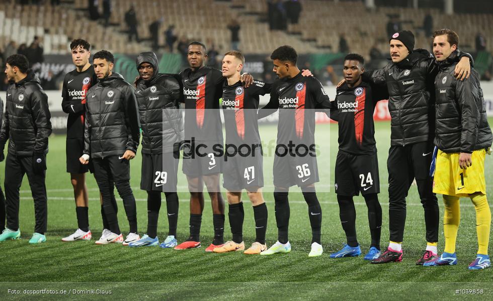 Eintracht Frankfurt, HJK Helsinki, UECL, Conference League, UEFA, Voetball, Sport, Le Football, Germany, Futbol, Fotball, Fussball, Deutschland, DFL, DFB, Calcio, 2023/24, Saison 2023/2024 - Bild-ID: 1039858 Eintracht Frankfurt, HJK Helsinki, UECL, Conference League, UEFA, Voetball, Sport, Le Football, Germany, Futbol, Fotball, Fussball, Deutschland, DFL, DFB, Calcio, 2023/24, Saison 2023/2024 - Bild-ID: 1039858