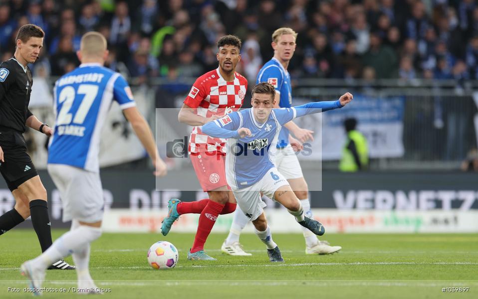 1. FSV Mainz 05, SV Darmstadt 98, Bundesliga, Liga, Voetball, Sport, Le Football, Germany, Futbol, Fotball, Fussball, Deutschland, DFL, DFB, Calcio, 2023/24, Saison 2023/2024 - Bild-ID: 1039897