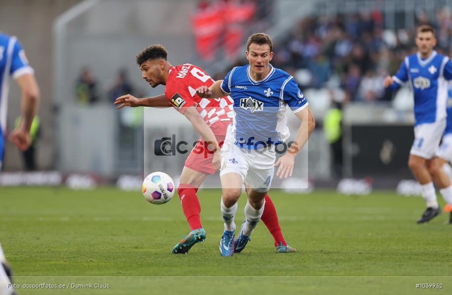 1. FSV Mainz 05, SV Darmstadt 98, Bundesliga, Liga, Voetball, Sport, Le Football, Germany, Futbol, Fotball, Fussball, Deutschland, DFL, DFB, Calcio, 2023/24, Saison 2023/2024 - Bild-ID: 1039932