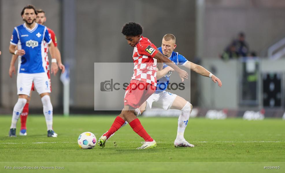 1. FSV Mainz 05, SV Darmstadt 98, Bundesliga, Liga, Voetball, Sport, Le Football, Germany, Futbol, Fotball, Fussball, Deutschland, DFL, DFB, Calcio, 2023/24, Saison 2023/2024 - Bild-ID: 1039985