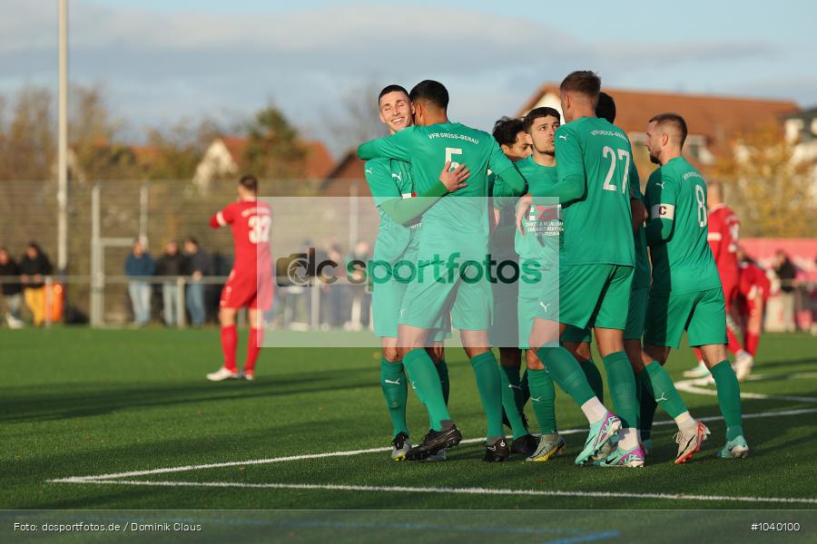 VfR Groß-Gerau, SKV Büttelborn, Gruppenliga, Voetball, Sport, Le Football, Germany, Futbol, Fotball, Fussball, Deutschland, DFL, DFB, Calcio, 2023/24, Saison 2023/2024 - Bild-ID: 1040100 VfR Groß-Gerau, SKV Büttelborn, Gruppenliga, Voetball, Sport, Le Football, Germany, Futbol, Fotball, Fussball, Deutschland, DFL, DFB, Calcio, 2023/24, Saison 2023/2024 - Bild-ID: 1040100