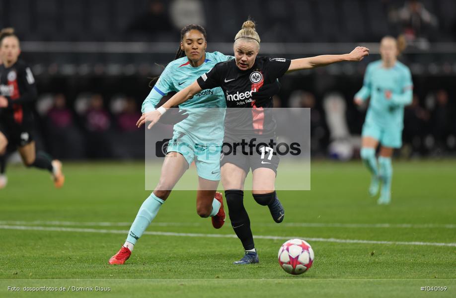 FC Barcelona, Eintracht Frankfurt, Frauen, Champions League, UWCL, UEFA, Voetball, Sport, Le Football, Germany, Futbol, Fotball, Fussball, Deutschland, DFL, DFB, Calcio, 2023/24, Saison 2023/2024 - Bild-ID: 1040169