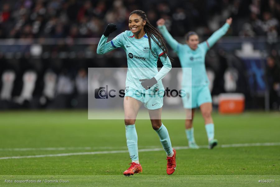 FC Barcelona, Eintracht Frankfurt, Frauen, Champions League, UWCL, UEFA, Voetball, Sport, Le Football, Germany, Futbol, Fotball, Fussball, Deutschland, DFL, DFB, Calcio, 2023/24, Saison 2023/2024 - Bild-ID: 1040211