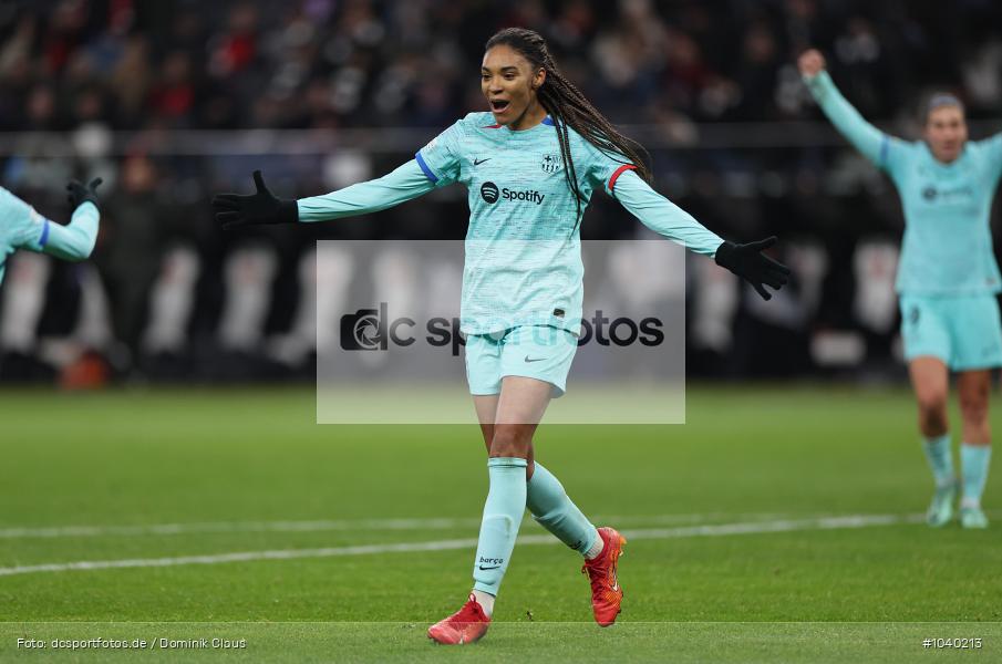FC Barcelona, Eintracht Frankfurt, Frauen, Champions League, UWCL, UEFA, Voetball, Sport, Le Football, Germany, Futbol, Fotball, Fussball, Deutschland, DFL, DFB, Calcio, 2023/24, Saison 2023/2024 - Bild-ID: 1040213