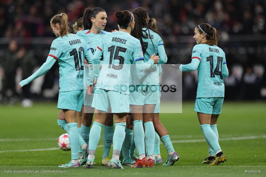 FC Barcelona, Eintracht Frankfurt, Frauen, Champions League, UWCL, UEFA, Voetball, Sport, Le Football, Germany, Futbol, Fotball, Fussball, Deutschland, DFL, DFB, Calcio, 2023/24, Saison 2023/2024 - Bild-ID: 1040218