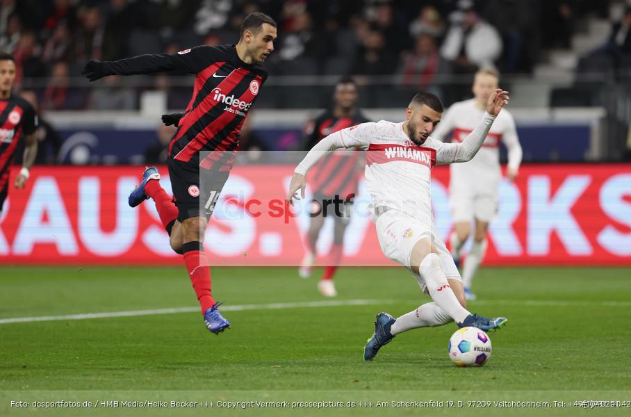 VfB Stuttgart, Eintracht Frankfurt, Bundesliga, Voetball, Sport, Le Football, Germany, Futbol, Fotball, Fussball, Deutschland, DFL, DFB, Calcio, 2023/24, Saison 2023/2024 - Bild-ID: 1040251