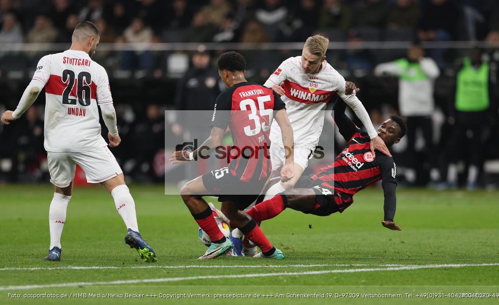 VfB Stuttgart, Eintracht Frankfurt, Bundesliga, Voetball, Sport, Le Football, Germany, Futbol, Fotball, Fussball, Deutschland, DFL, DFB, Calcio, 2023/24, Saison 2023/2024 - Bild-ID: 1040270