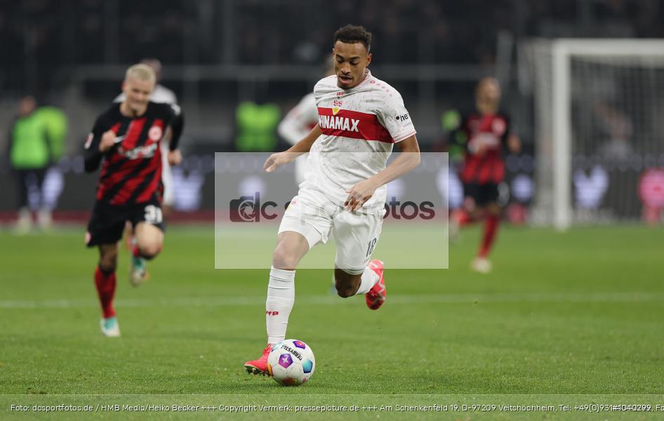 VfB Stuttgart, Eintracht Frankfurt, Bundesliga, Voetball, Sport, Le Football, Germany, Futbol, Fotball, Fussball, Deutschland, DFL, DFB, Calcio, 2023/24, Saison 2023/2024 - Bild-ID: 1040299