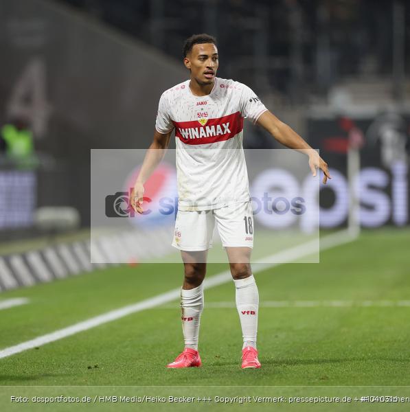 VfB Stuttgart, Eintracht Frankfurt, Bundesliga, Voetball, Sport, Le Football, Germany, Futbol, Fotball, Fussball, Deutschland, DFL, DFB, Calcio, 2023/24, Saison 2023/2024 - Bild-ID: 1040316