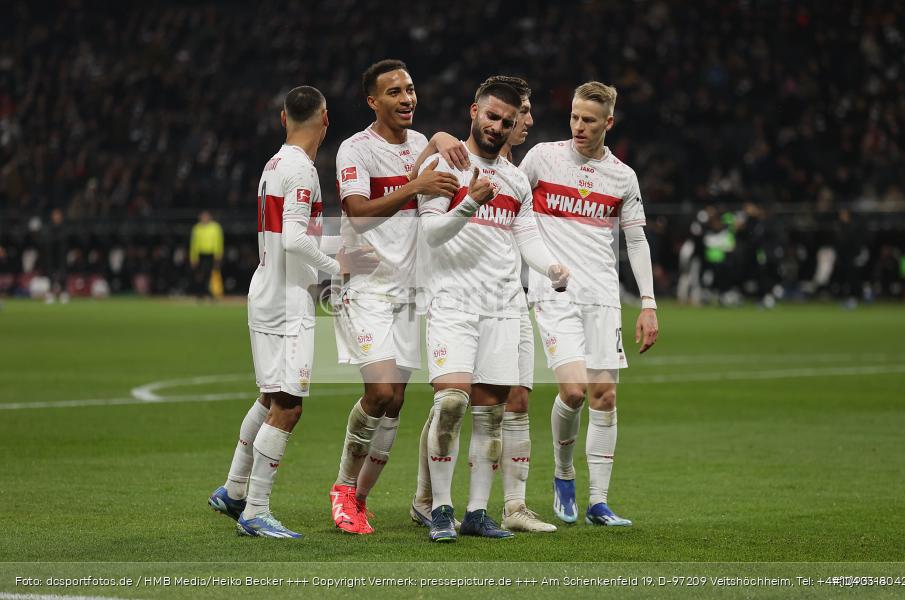 VfB Stuttgart, Eintracht Frankfurt, Bundesliga, Voetball, Sport, Le Football, Germany, Futbol, Fotball, Fussball, Deutschland, DFL, DFB, Calcio, 2023/24, Saison 2023/2024 - Bild-ID: 1040318