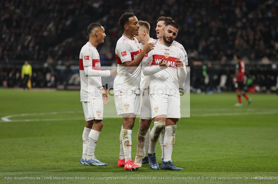 VfB Stuttgart, Eintracht Frankfurt, Bundesliga, Voetball, Sport, Le Football, Germany, Futbol, Fotball, Fussball, Deutschland, DFL, DFB, Calcio, 2023/24, Saison 2023/2024 - Bild-ID: 1040320