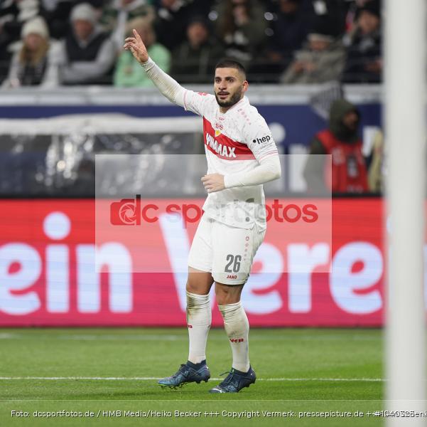 VfB Stuttgart, Eintracht Frankfurt, Bundesliga, Voetball, Sport, Le Football, Germany, Futbol, Fotball, Fussball, Deutschland, DFL, DFB, Calcio, 2023/24, Saison 2023/2024 - Bild-ID: 1040323