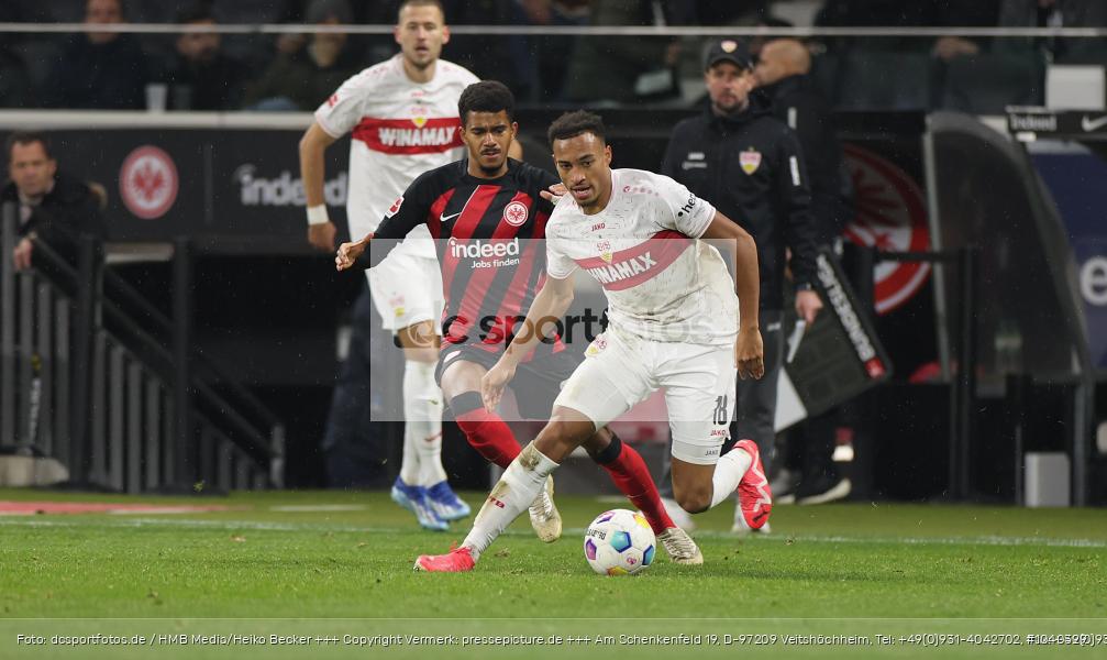 VfB Stuttgart, Eintracht Frankfurt, Bundesliga, Voetball, Sport, Le Football, Germany, Futbol, Fotball, Fussball, Deutschland, DFL, DFB, Calcio, 2023/24, Saison 2023/2024 - Bild-ID: 1040329