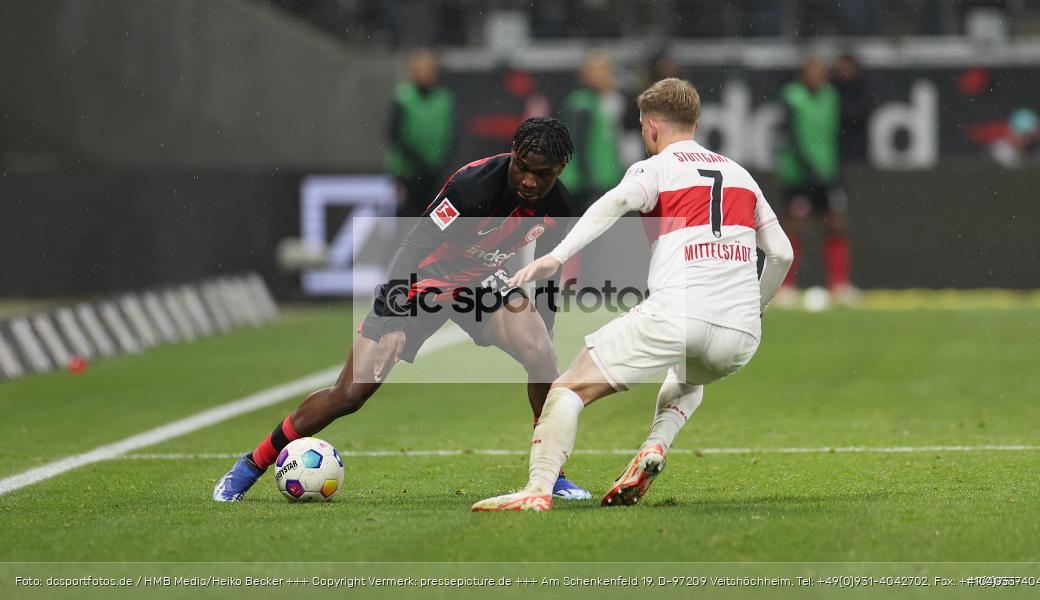 VfB Stuttgart, Eintracht Frankfurt, Bundesliga, Voetball, Sport, Le Football, Germany, Futbol, Fotball, Fussball, Deutschland, DFL, DFB, Calcio, 2023/24, Saison 2023/2024 - Bild-ID: 1040337