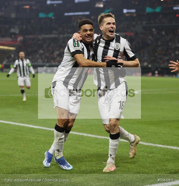 PAOK FC, Eintracht Frankfurt, UECL, Conference League, UEFA, Voetball, Sport, Le Football, Germany, Futbol, Fotball, Fussball, Deutschland, DFL, DFB, Calcio, 2023/24, Saison 2023/2024 - Bild-ID: 1040511 PAOK FC, Eintracht Frankfurt, UECL, Conference League, UEFA, Voetball, Sport, Le Football, Germany, Futbol, Fotball, Fussball, Deutschland, DFL, DFB, Calcio, 2023/24, Saison 2023/2024 - Bild-ID: 1040511