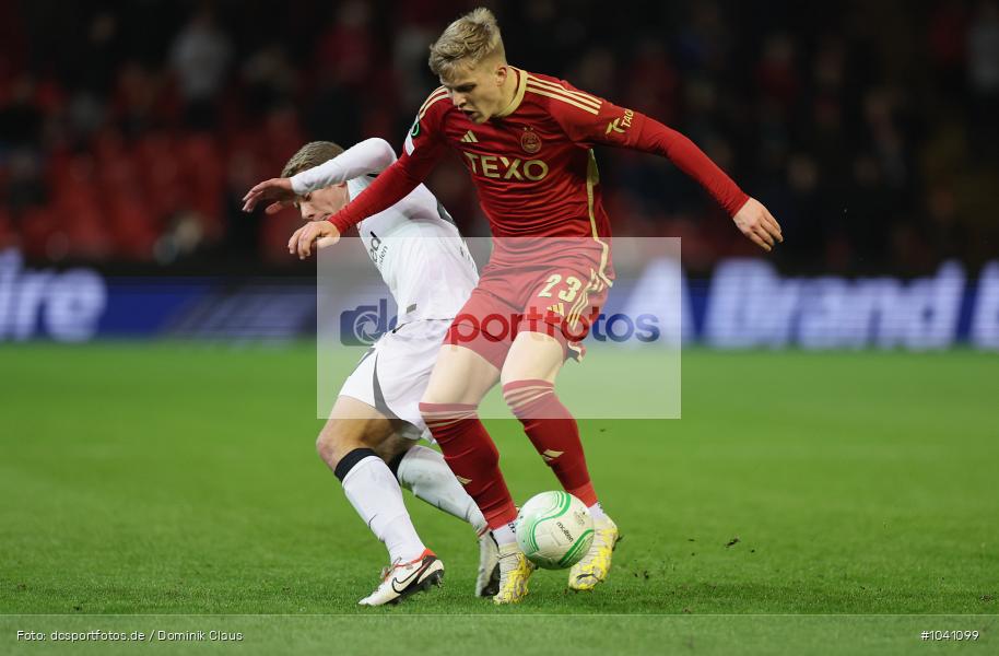 Eintracht Frankfurt, Aberdeen FC, UECL, Conference League, UEFA, Voetball, Sport, Le Football, Germany, Futbol, Fotball, Fussball, Deutschland, DFL, DFB, Calcio, 2023/24, Saison 2023/2024 - Bild-ID: 1041099 Eintracht Frankfurt, Aberdeen FC, UECL, Conference League, UEFA, Voetball, Sport, Le Football, Germany, Futbol, Fotball, Fussball, Deutschland, DFL, DFB, Calcio, 2023/24, Saison 2023/2024 - Bild-ID: 1041099