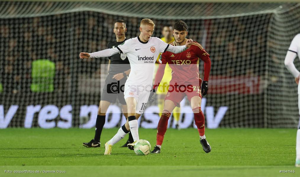 Eintracht Frankfurt, Aberdeen FC, UECL, Conference League, UEFA, Voetball, Sport, Le Football, Germany, Futbol, Fotball, Fussball, Deutschland, DFL, DFB, Calcio, 2023/24, Saison 2023/2024 - Bild-ID: 1041143 Eintracht Frankfurt, Aberdeen FC, UECL, Conference League, UEFA, Voetball, Sport, Le Football, Germany, Futbol, Fotball, Fussball, Deutschland, DFL, DFB, Calcio, 2023/24, Saison 2023/2024 - Bild-ID: 1041143