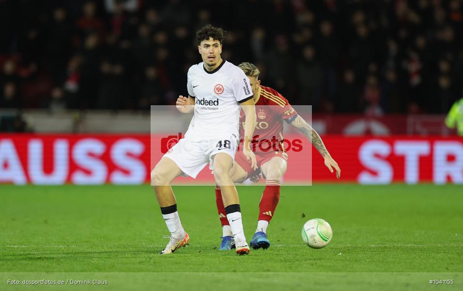 Eintracht Frankfurt, Aberdeen FC, UECL, Conference League, UEFA, Voetball, Sport, Le Football, Germany, Futbol, Fotball, Fussball, Deutschland, DFL, DFB, Calcio, 2023/24, Saison 2023/2024 - Bild-ID: 1041155 Eintracht Frankfurt, Aberdeen FC, UECL, Conference League, UEFA, Voetball, Sport, Le Football, Germany, Futbol, Fotball, Fussball, Deutschland, DFL, DFB, Calcio, 2023/24, Saison 2023/2024 - Bild-ID: 1041155
