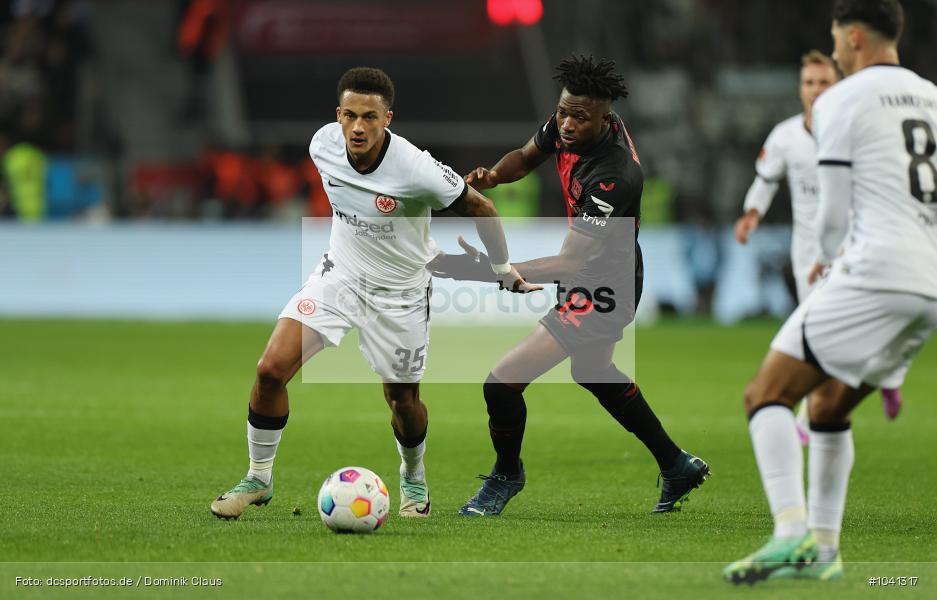 Eintracht Frankfurt, Bayer 04 Leverkusen, 1. Bundesliga, Bundesliga, Voetball, Sport, Le Football, Germany, Futbol, Fotball, Fussball, Deutschland, DFL, DFB, Calcio, 2023/24, Saison 2023/2024 - Bild-ID: 1041317