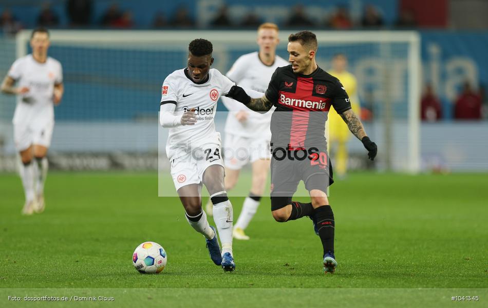 Eintracht Frankfurt, Bayer 04 Leverkusen, 1. Bundesliga, Bundesliga, Voetball, Sport, Le Football, Germany, Futbol, Fotball, Fussball, Deutschland, DFL, DFB, Calcio, 2023/24, Saison 2023/2024 - Bild-ID: 1041345