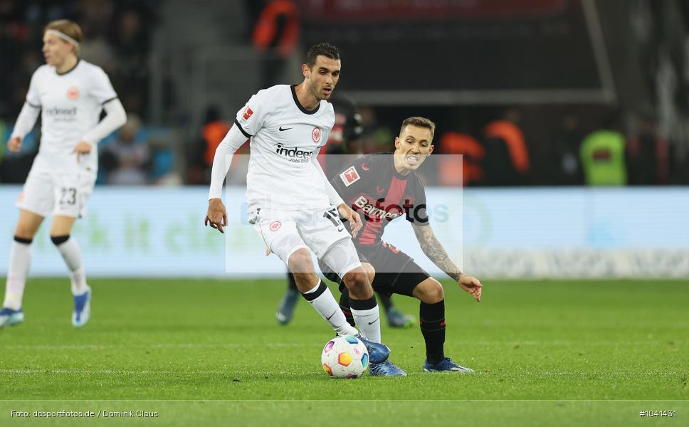 Eintracht Frankfurt, Bayer 04 Leverkusen, 1. Bundesliga, Bundesliga, Voetball, Sport, Le Football, Germany, Futbol, Fotball, Fussball, Deutschland, DFL, DFB, Calcio, 2023/24, Saison 2023/2024 - Bild-ID: 1041431