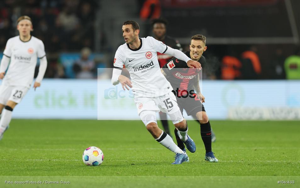 Eintracht Frankfurt, Bayer 04 Leverkusen, 1. Bundesliga, Bundesliga, Voetball, Sport, Le Football, Germany, Futbol, Fotball, Fussball, Deutschland, DFL, DFB, Calcio, 2023/24, Saison 2023/2024 - Bild-ID: 1041433