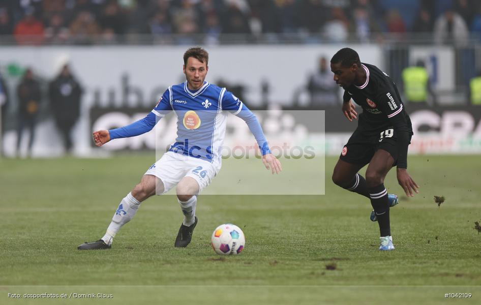 Eintracht Frankfurt, SV Darmstadt 98, Bundesliga, Liga, Voetball, Sport, Le Football, Germany, Futbol, Fotball, Fussball, Deutschland, DFL, DFB, Calcio, 2023/24, Saison 2023/2024 - Bild-ID: 1042109