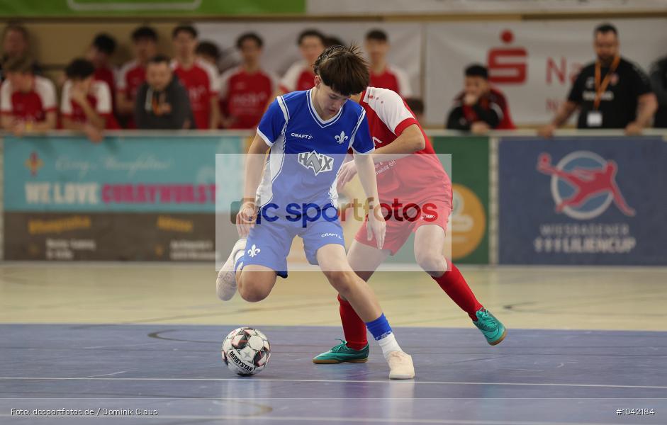 Wiesbaden, Liliencup, Hallenturnier, Junioren, U17, Voetball, Sport, Le Football, Germany, Futbol, Fotball, Fussball, Deutschland, DFL, DFB, Calcio, 2023/24, Saison 2023/2024 - Bild-ID: 1042184