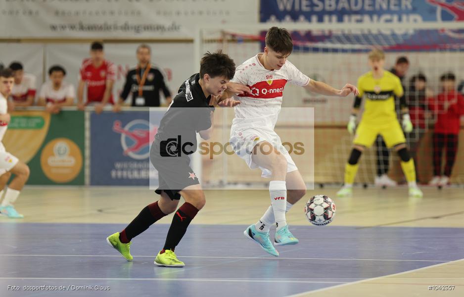 Wiesbaden, Liliencup, Hallenturnier, Junioren, U17, Voetball, Sport, Le Football, Germany, Futbol, Fotball, Fussball, Deutschland, DFL, DFB, Calcio, 2023/24, Saison 2023/2024 - Bild-ID: 1042357