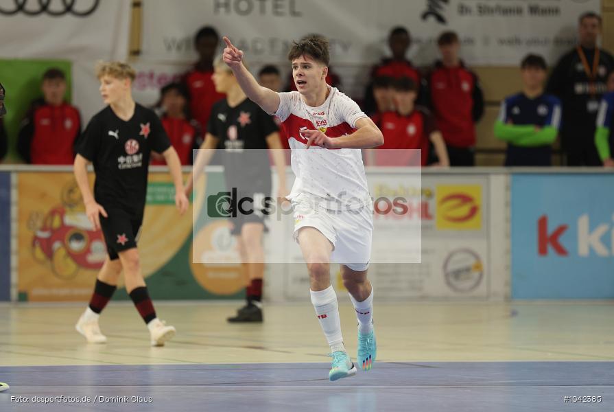 Wiesbaden, Liliencup, Hallenturnier, Junioren, U17, Voetball, Sport, Le Football, Germany, Futbol, Fotball, Fussball, Deutschland, DFL, DFB, Calcio, 2023/24, Saison 2023/2024 - Bild-ID: 1042385 Wiesbaden, Liliencup, Hallenturnier, Junioren, U17, Voetball, Sport, Le Football, Germany, Futbol, Fotball, Fussball, Deutschland, DFL, DFB, Calcio, 2023/24, Saison 2023/2024 - Bild-ID: 1042385
