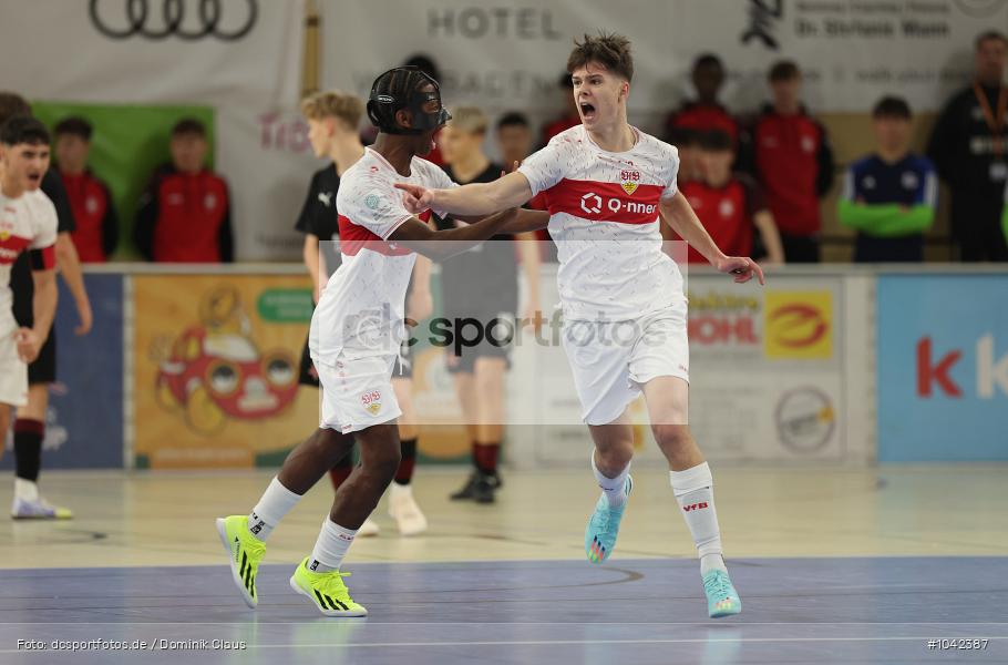 Wiesbaden, Liliencup, Hallenturnier, Junioren, U17, Voetball, Sport, Le Football, Germany, Futbol, Fotball, Fussball, Deutschland, DFL, DFB, Calcio, 2023/24, Saison 2023/2024 - Bild-ID: 1042387