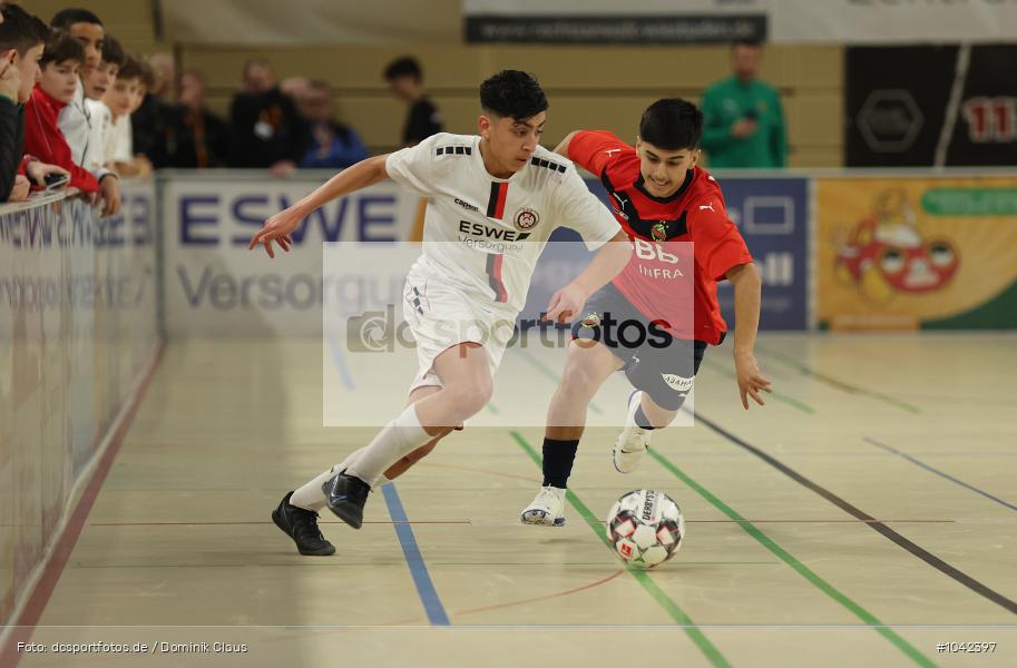 Wiesbaden, Liliencup, Hallenturnier, Junioren, U17, Voetball, Sport, Le Football, Germany, Futbol, Fotball, Fussball, Deutschland, DFL, DFB, Calcio, 2023/24, Saison 2023/2024 - Bild-ID: 1042397