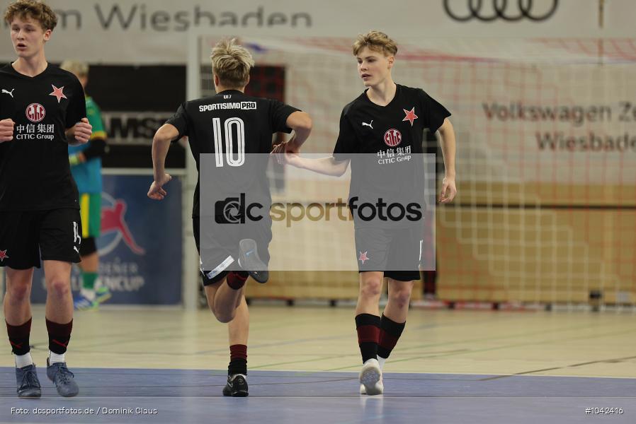 Wiesbaden, Liliencup, Hallenturnier, Junioren, U17, Voetball, Sport, Le Football, Germany, Futbol, Fotball, Fussball, Deutschland, DFL, DFB, Calcio, 2023/24, Saison 2023/2024 - Bild-ID: 1042416