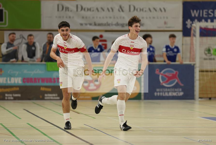 Wiesbaden, Liliencup, Hallenturnier, Junioren, U17, Voetball, Sport, Le Football, Germany, Futbol, Fotball, Fussball, Deutschland, DFL, DFB, Calcio, 2023/24, Saison 2023/2024 - Bild-ID: 1042446