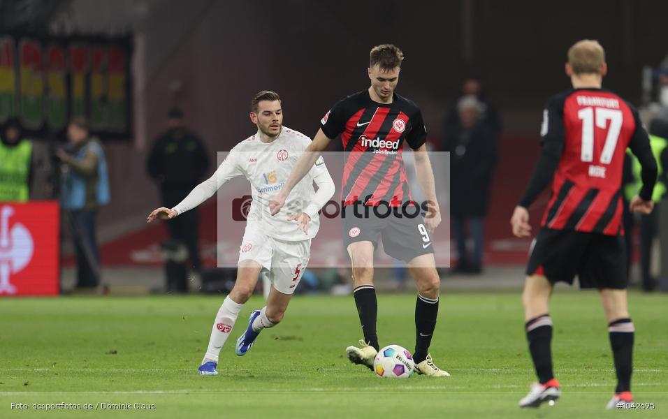 1. FSV Mainz 05, Eintracht Frankfurt, 1. Bundesliga, Bundesliga, Voetball, Sport, Le Football, Germany, Futbol, Fotball, Fussball, Deutschland, DFL, DFB, Calcio, 2023/24, Saison 2023/2024 - Bild-ID: 1042695