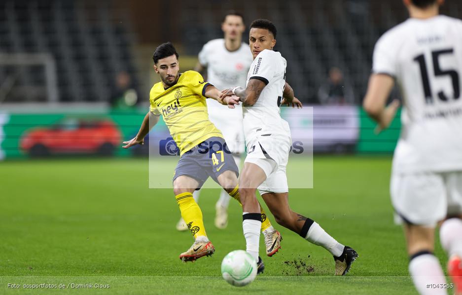 Eintracht Frankfurt, Royale Union Saint-Gilloise, UECL, Conference League, UEFA, Voetball, Sport, Le Football, Germany, Futbol, Fotball, Fussball, Deutschland, DFL, DFB, Calcio, 2023/24, Saison 2023/2024 - Bild-ID: 1043563 Eintracht Frankfurt, Royale Union Saint-Gilloise, UECL, Conference League, UEFA, Voetball, Sport, Le Football, Germany, Futbol, Fotball, Fussball, Deutschland, DFL, DFB, Calcio, 2023/24, Saison 2023/2024 - Bild-ID: 1043563