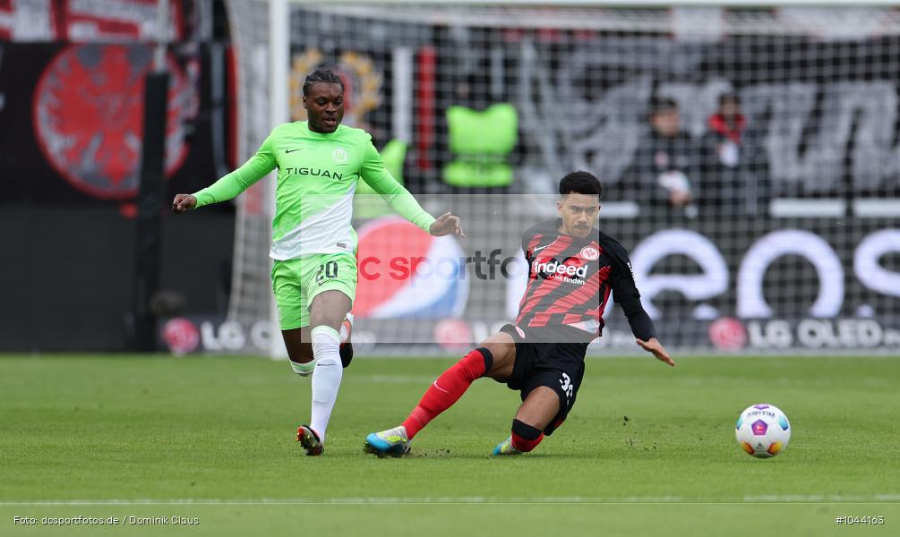 VfL Wolfsburg, Eintracht Frankfurt, Bundesliga, Voetball, Sport, Le Football, Germany, Futbol, Fotball, Fussball, Deutschland, DFL, DFB, Calcio, 2023/24, Saison 2023/2024 - Bild-ID: 1044163