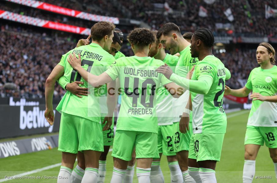 VfL Wolfsburg, Eintracht Frankfurt, Bundesliga, Voetball, Sport, Le Football, Germany, Futbol, Fotball, Fussball, Deutschland, DFL, DFB, Calcio, 2023/24, Saison 2023/2024 - Bild-ID: 1044182