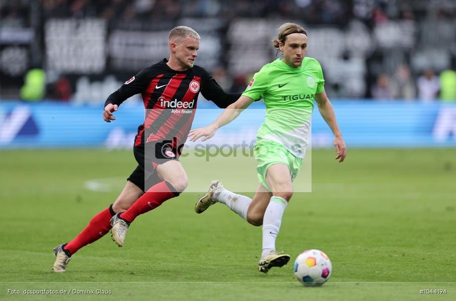 VfL Wolfsburg, Eintracht Frankfurt, Bundesliga, Voetball, Sport, Le Football, Germany, Futbol, Fotball, Fussball, Deutschland, DFL, DFB, Calcio, 2023/24, Saison 2023/2024 - Bild-ID: 1044194