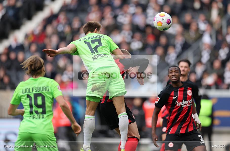 VfL Wolfsburg, Eintracht Frankfurt, Bundesliga, Voetball, Sport, Le Football, Germany, Futbol, Fotball, Fussball, Deutschland, DFL, DFB, Calcio, 2023/24, Saison 2023/2024 - Bild-ID: 1044201 VfL Wolfsburg, Eintracht Frankfurt, Bundesliga, Voetball, Sport, Le Football, Germany, Futbol, Fotball, Fussball, Deutschland, DFL, DFB, Calcio, 2023/24, Saison 2023/2024 - Bild-ID: 1044201