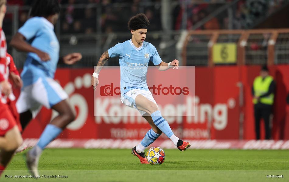 Manchester City, 1. FSV Mainz 05, Achtelfinale, UEFA Youth League, Youth League, UEFA, Voetball, Sport, Le Football, Germany, Futbol, Fotball, Fussball, Deutschland, DFL, DFB, Calcio, 2023/24, Saison 2023/2024 - Bild-ID: 1044348