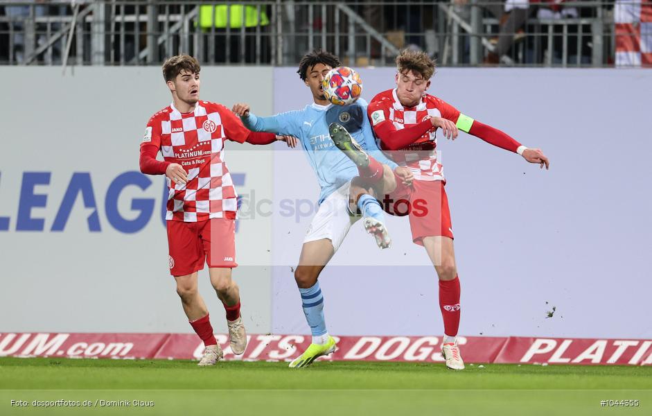 Manchester City, 1. FSV Mainz 05, Achtelfinale, UEFA Youth League, Youth League, UEFA, Voetball, Sport, Le Football, Germany, Futbol, Fotball, Fussball, Deutschland, DFL, DFB, Calcio, 2023/24, Saison 2023/2024 - Bild-ID: 1044355