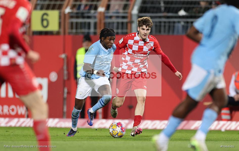 Manchester City, 1. FSV Mainz 05, Achtelfinale, UEFA Youth League, Youth League, UEFA, Voetball, Sport, Le Football, Germany, Futbol, Fotball, Fussball, Deutschland, DFL, DFB, Calcio, 2023/24, Saison 2023/2024 - Bild-ID: 1044362