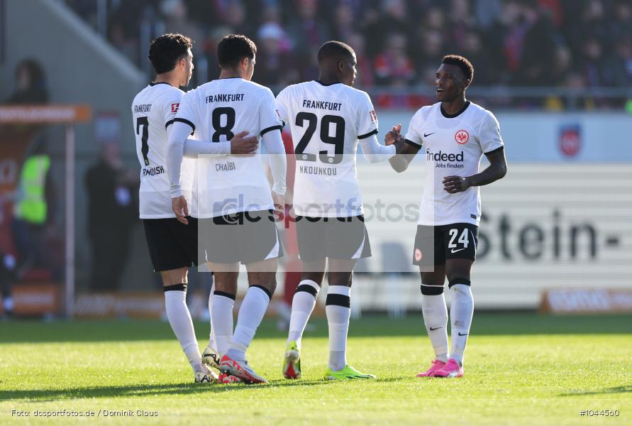 Eintracht Frankfurt, 1. FC Heidenheim, 1. Bundesliga, Bundesliga, Voetball, Sport, Le Football, Germany, Futbol, Fotball, Fussball, Deutschland, DFL, DFB, Calcio, 2023/24, Saison 2023/2024 - Bild-ID: 1044560