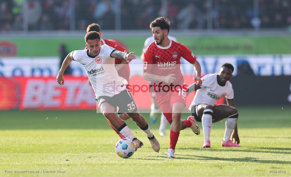 Eintracht Frankfurt, 1. FC Heidenheim, 1. Bundesliga, Bundesliga, Voetball, Sport, Le Football, Germany, Futbol, Fotball, Fussball, Deutschland, DFL, DFB, Calcio, 2023/24, Saison 2023/2024 - Bild-ID: 1044568