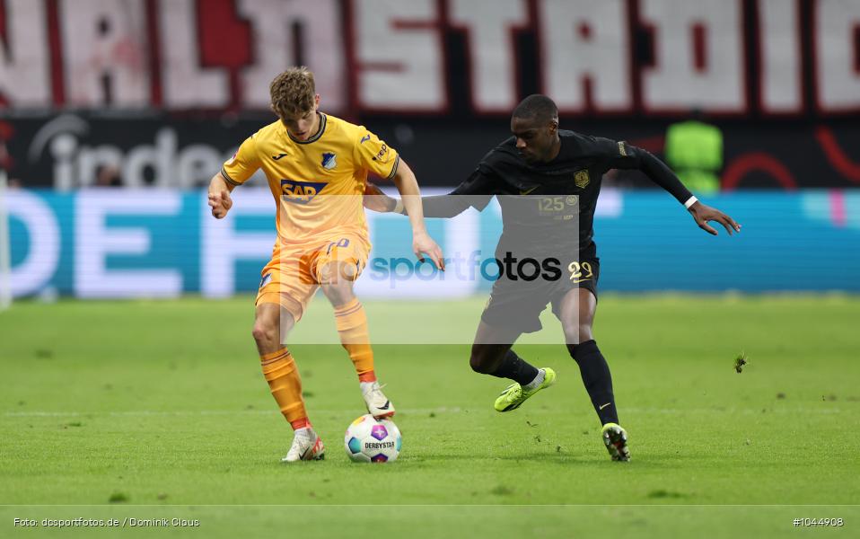 TSG 1899 Hoffenheim, Eintracht Frankfurt, Bundesliga, Voetball, Sport, Le Football, Germany, Futbol, Fotball, Fussball, Deutschland, DFL, DFB, Calcio, 2023/24, Saison 2023/2024 - Bild-ID: 1044908