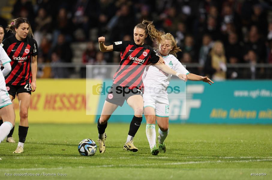 SV Werder Bremen, Eintracht Frankfurt, Frauen, 1. Bundesliga, Bundesliga, Voetball, Sport, Le Football, Germany, Futbol, Fotball, Fussball, Deutschland, DFL, DFB, Calcio, 2023/24, Saison 2023/2024 - Bild-ID: 1046159