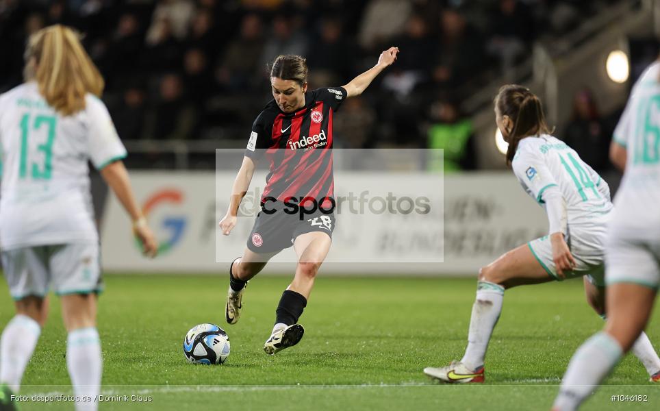 SV Werder Bremen, Eintracht Frankfurt, Frauen, 1. Bundesliga, Bundesliga, Voetball, Sport, Le Football, Germany, Futbol, Fotball, Fussball, Deutschland, DFL, DFB, Calcio, 2023/24, Saison 2023/2024 - Bild-ID: 1046182